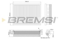 Bremsi Luftfilter FüR CitroëN Berlingo K9 1.5 Bluehdi 130 C5 Aircross 2R_ 2C_