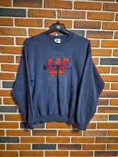 Vintage 90s Walmart Lee Crewneck Sweatshirt Size XL Navy Made In USA RARE