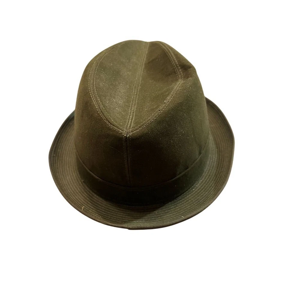 Sombrero De Colección Lee Fedora Trilby Oliva Gr 7 1/8 Casablanca Bogart Breaking Bad Atemporal Foto 3 de 4