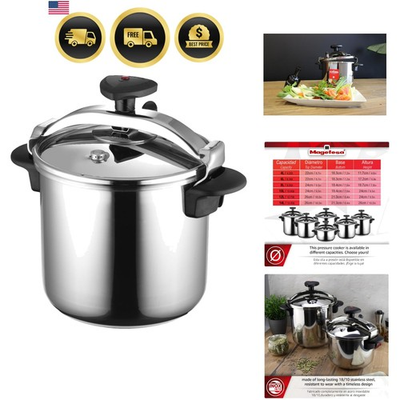#ad Star 10.6 Quart Pressure Cooker Works on All Stovetops Induction Compatible... $243.96