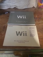 2 Nintendo Wii Console Operations Manuals