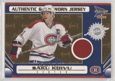 2003-04 Pacific Prism Game-Worn Jersey 773/935 Saku Koivu #123 1q2