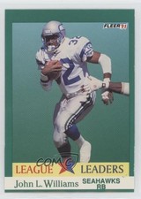1991 Fleer League Leaders John L Williams #419 0o1d