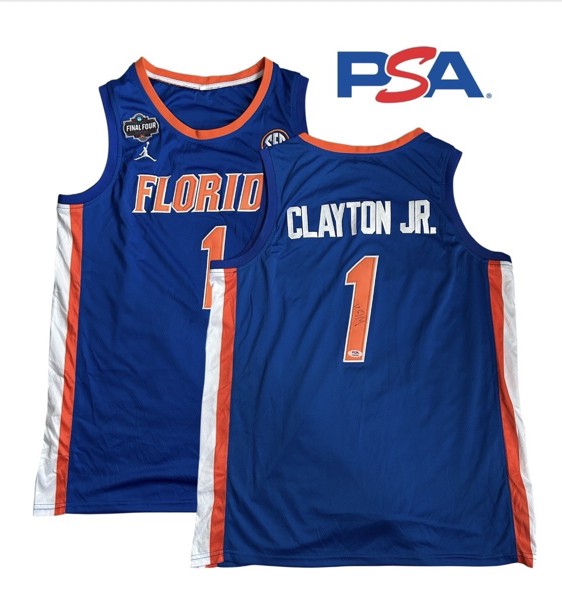 Walter Clayton Jr Signed Autographed Florida Gators Jersey PSA DNA