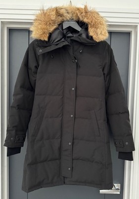 Canada Goose Shelburne Parka Coat Black BNWT, Real Fur Trim XS RRP