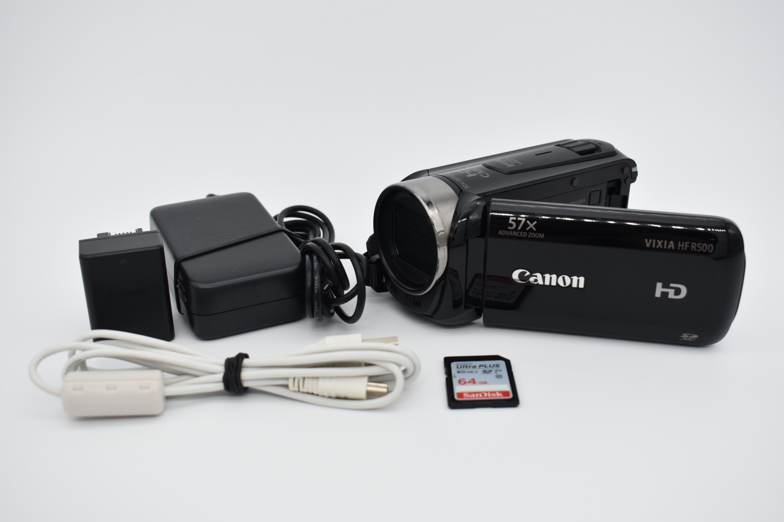 Canon R500 Canon Vixia HF R500 Video Camcorder 32x Optical 57x Advanced IS Zoom ...
