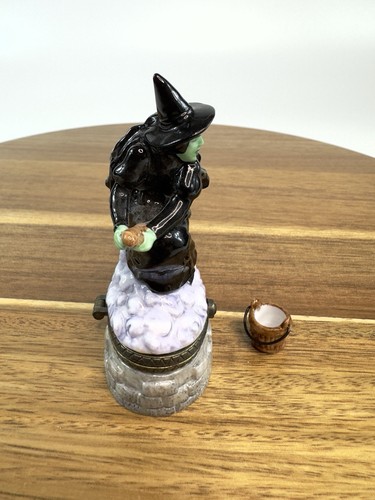 PHB Porcelain Hinged Trinket Box Wizard Of Oz Wicked Witch - Imagen 2 de 8