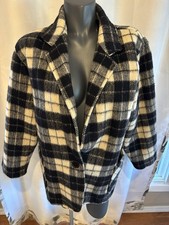 Women s 100 Percent Wool Jacket Size L Black ...