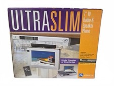 NEW Audiovox UltraSlim VE700 7" Under Cabinet LCD TV Radio Speaker Phone NIB