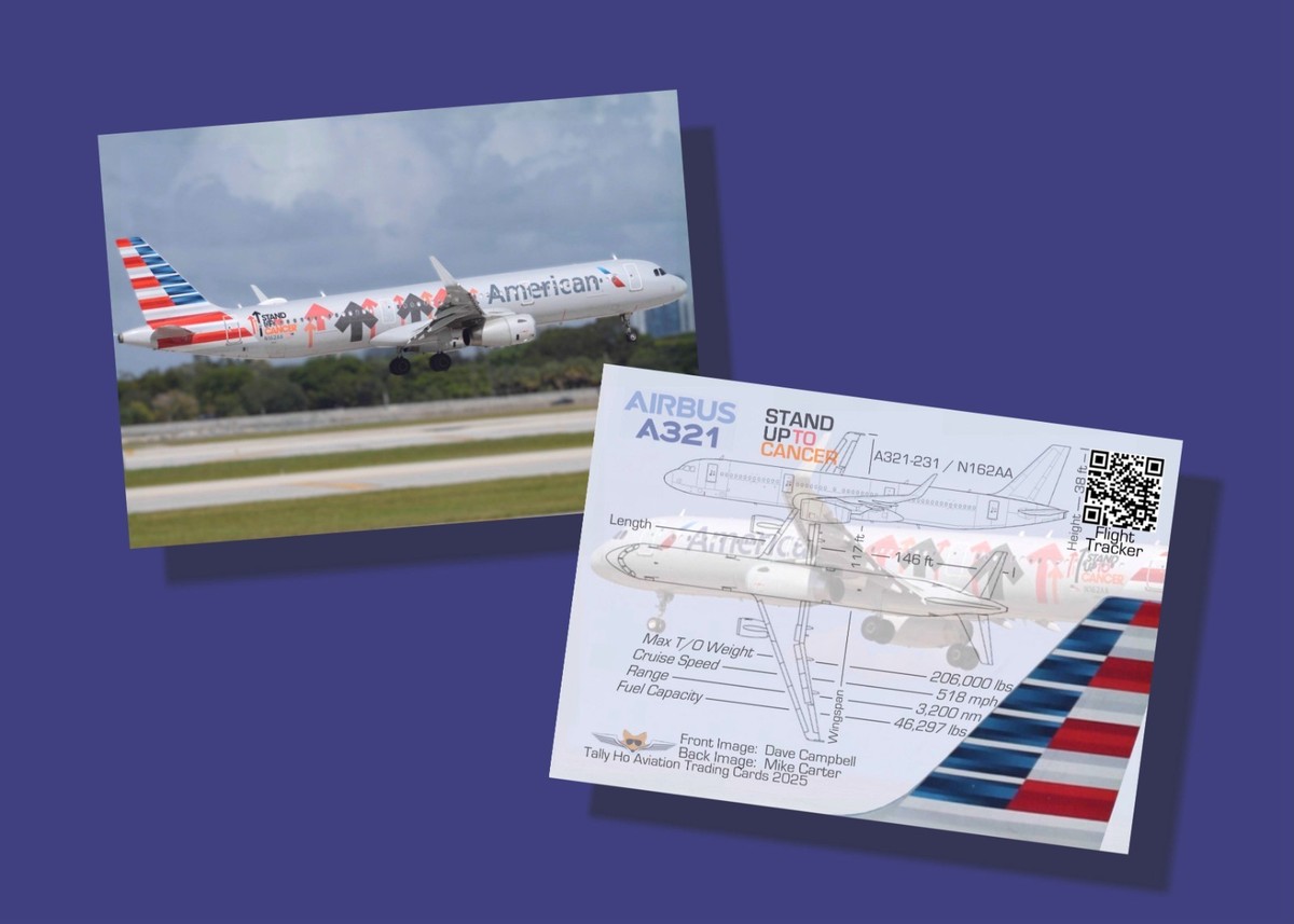 American Airlines Trading Card Set - 23 Different Cards - 2.5