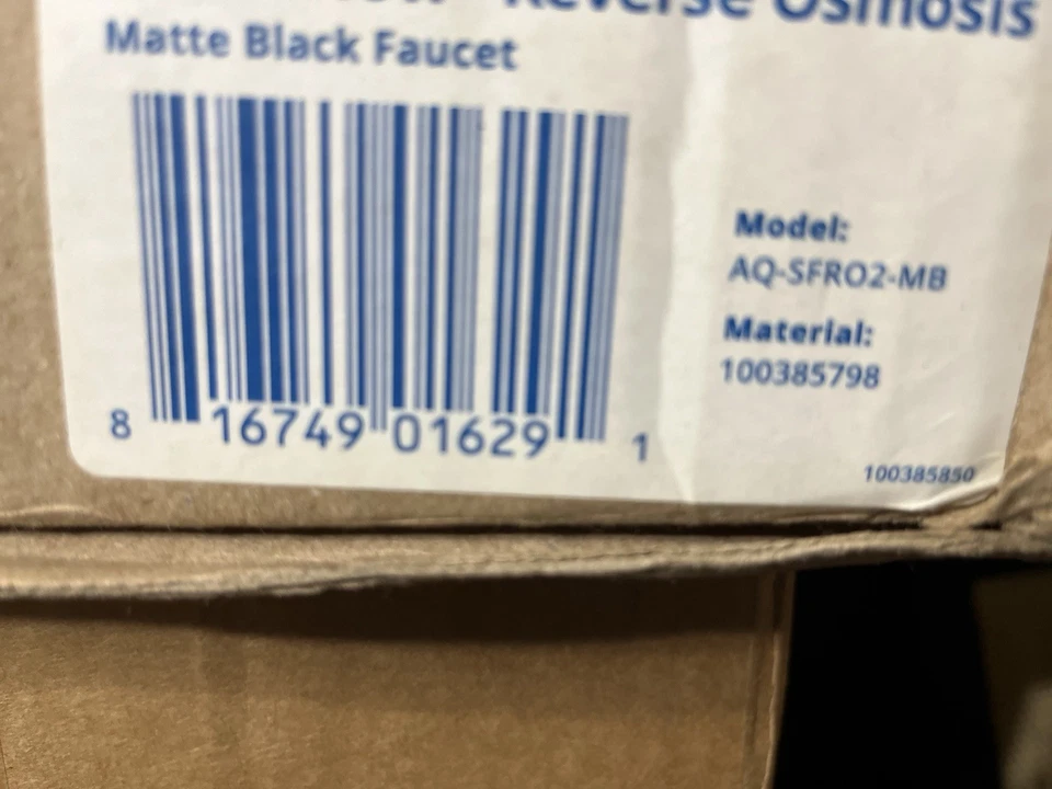 Aquasana AQ-sfr02-mb Stage Under Sink Water Filter Black Matte osmosis - Image 3 of 4