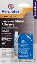 81840 Extreme Rearview Mirror Profressional Strength Adhesive Kit , White