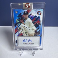 2025 Topps Pristine David Festa RC Rookie Blue Pulsar /75 Auto Encased #PA-DF
