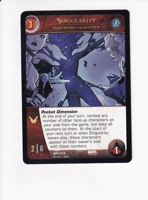 2016 Upper Deck MARVEL VS SYSTEM 2PCG SINGULARITY (#2)