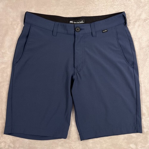 Travis Mathew Shorts Mens 30 Waist Navy Blue Lightweight Performance Active