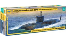 Zvezda 500789061-1:72 Nuclear Submarine Yuri Dolgorukij, Model Building, Kit, St
