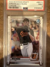 2020 Bowman Draft - Jordan Westburg - Chrome #BD111 (RC) PSA 9
