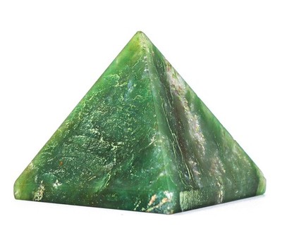 Crystal Pyramid Natural Healing Chakra Gemstone Gift 35MM Green Kyanite