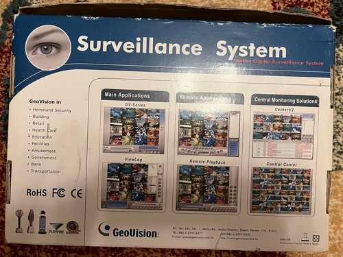 Geovision Surveillance System GV-1240-8 Combo Card 8 Channel Digital Video NEW - Picture 9 of 10