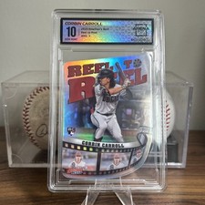 2023 Bowmans Best Reel To Reel Die-Cut Corbin Carroll Refractor Arena Club 10