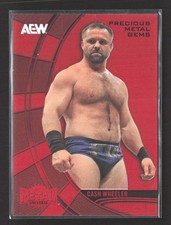 2025 SkyBox Metal Universe AEW Precious Metal Gems Cash Wheeler #65 Red 018/100
