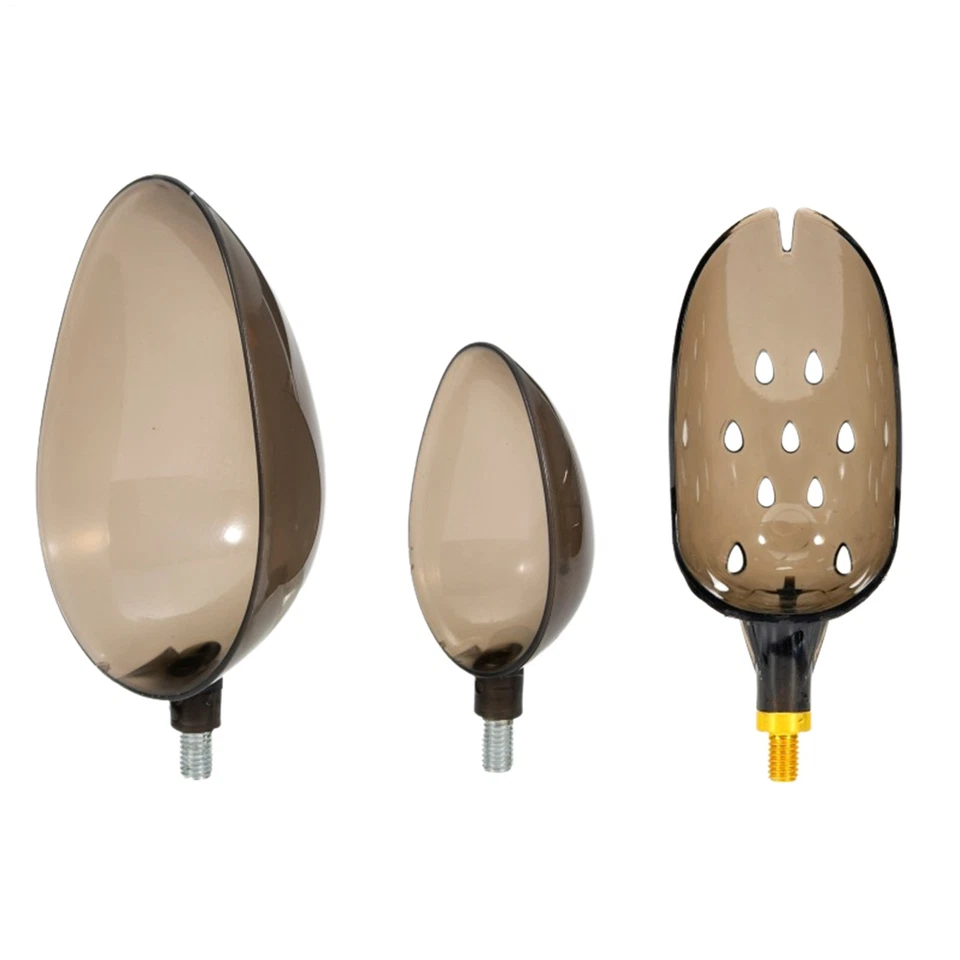 Alimentador de pesca de carpa aparejos partículas cebo arrojar cebo cuchara con mango Foto 2 de 4