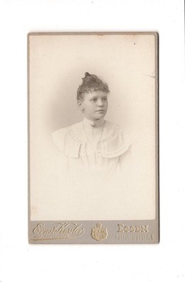 CDV Foto Damenportrait - Essen um 1900