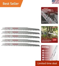 5 Pack 9-Inch Heavy-Duty Wood Cutting Blades -  Quality for Fast Pruning