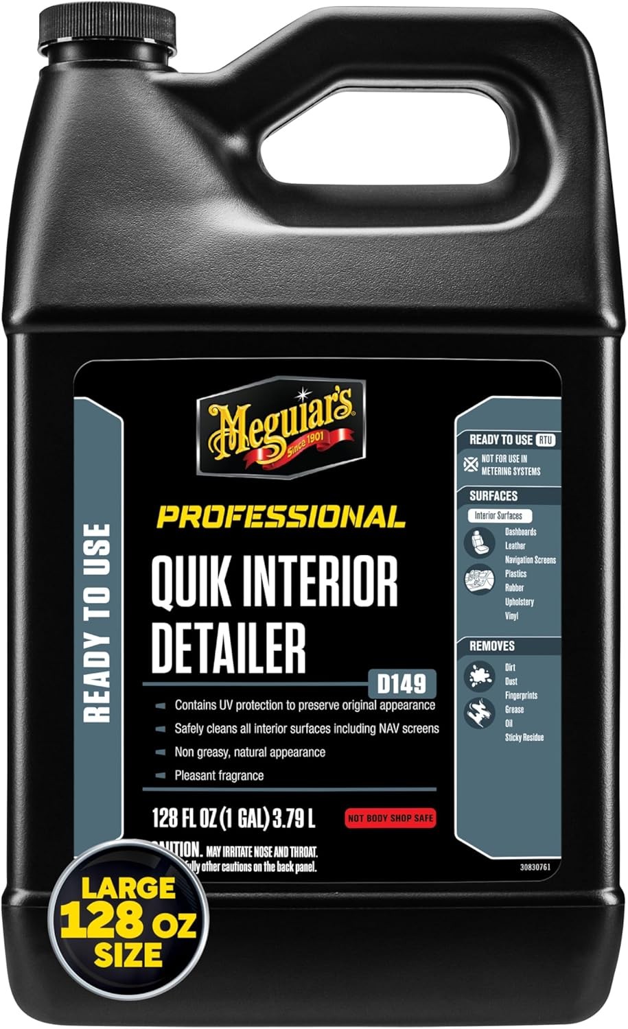 Meguiar's D14901 Detailer Quik Interior 3.79L 128 Fl Oz (Pack of 1)