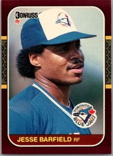 1987 Donruss Opening Day #34 Jesse Barfield