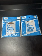 Vintage Kmart Women's Regular Panty Hose Medium Tall Sun Tone RO-100 Lot Of 2