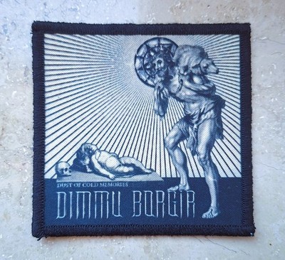 PATCH / AUFNÄHER -- DIMMU BORGIR - DUST OF COLD MEMORIES -- BLACK METAL