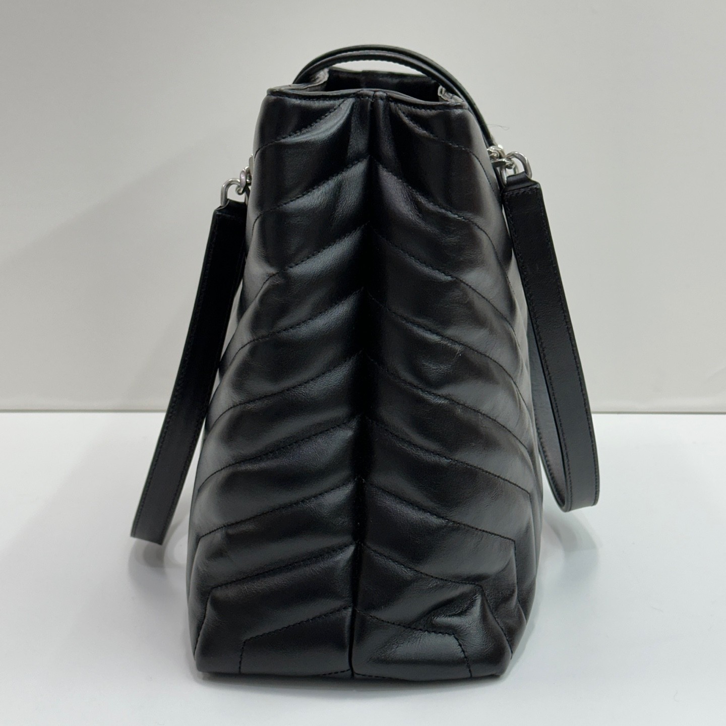 Borsa a tracolla donna Saint Laurent Matelassé Monogram Loulou Medium 12345