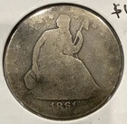 1861-O Seated Liberty Half Dollar 50C Silver U.S. Coin (U223)