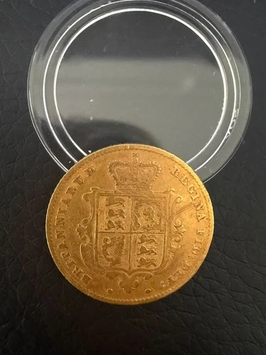 1845 Victoria Gold Half Sovereign — photo from the most recent tracked eBay sale