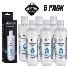 For LT1000P 6Month / 200Gal Capacity Replacement Refrigerator Water Filter 6PACK