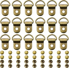 300 Pieces Bronze Shoe Boot Laces Hooks Eyelet Repair Kit one size, bronze 