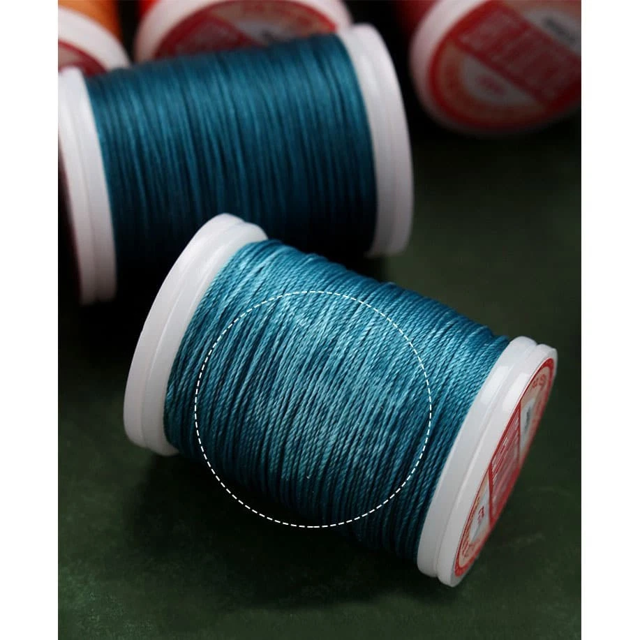 Hand Sewing Polyester Waxed Thread 0.5mm 135m No Fray No Fuzz for Leather DIY - Image 4 of 4
