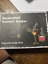 Handcrafted Cocktail Smoker With Cherry Wood Chips