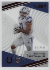 2020 Panini Chronicles Clear Vision Rookies Red 13/199 Michael Pittman Jr 5h8