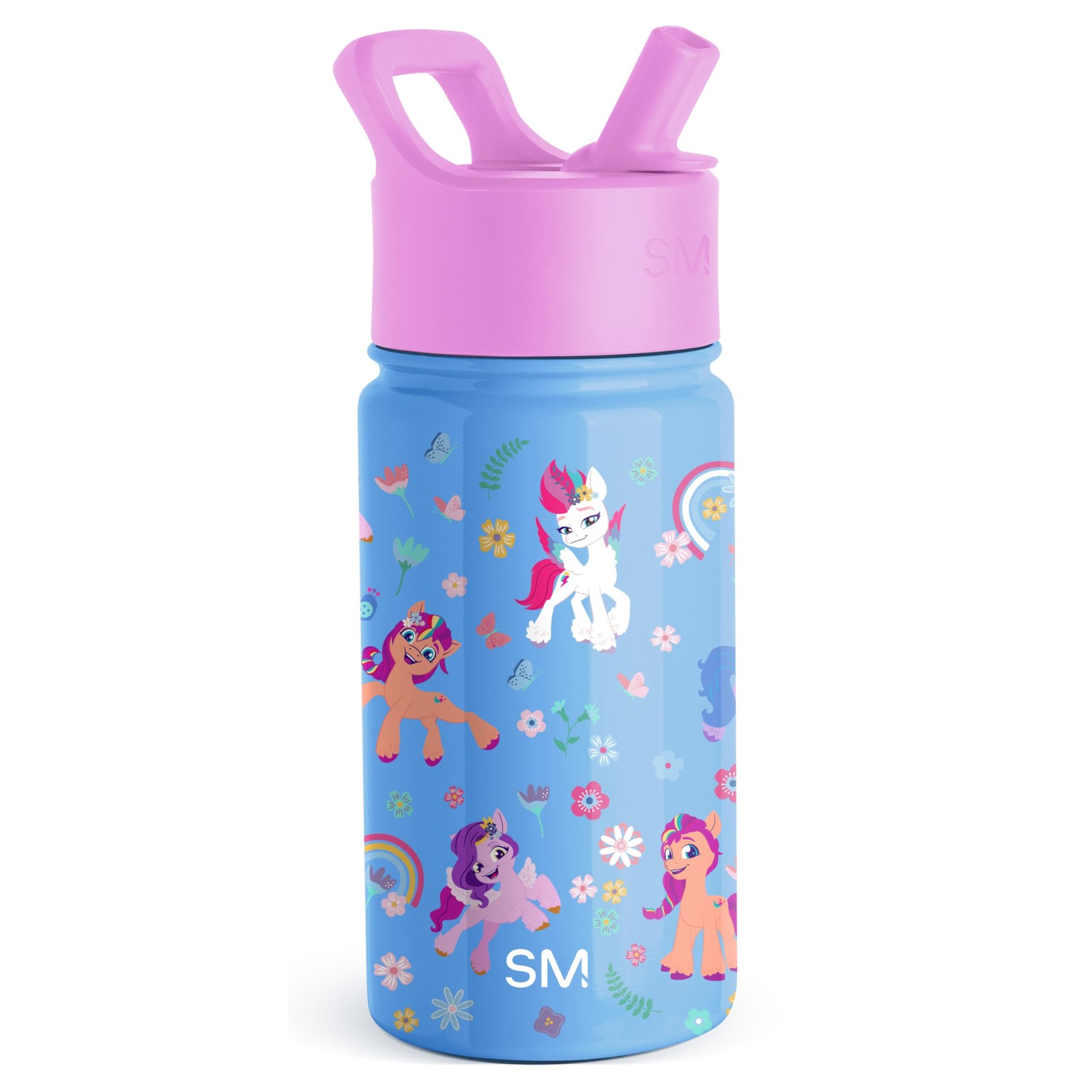 With Straw Lid 14 Oz Stainless Steel For My Little Pony