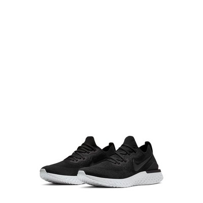 USED Nike Men's Epic React Flyknit Running Shoes, Black/Gunsmoke, 7.5 