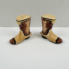 Cowboy Boots, Salt And Pepper Shakers, Great Condition