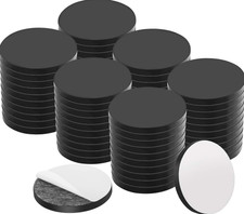 60 PCS Round Small Magnetic Stickers with Adhesive Backing for DIY Crafts