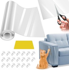 Cat Scratch Furniture Protector - Thicken PVC 118.11" 15.75 Couch Protector from