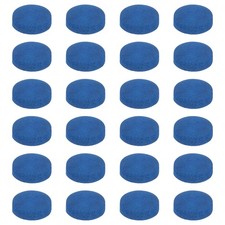 Billiard Pool Cue Tips, Pool Cue Tips Cow Leather 14mm  24 Pcs  Blue
