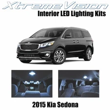 XtremeVision Interior LED for Kia Sedona 2015+ (9 PCS) Cool White