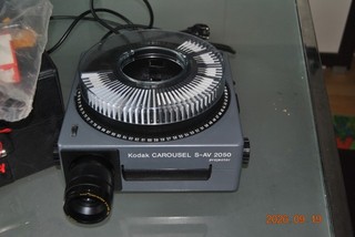 Proyector de diapositivas Kodak Carousel S A V 2050
