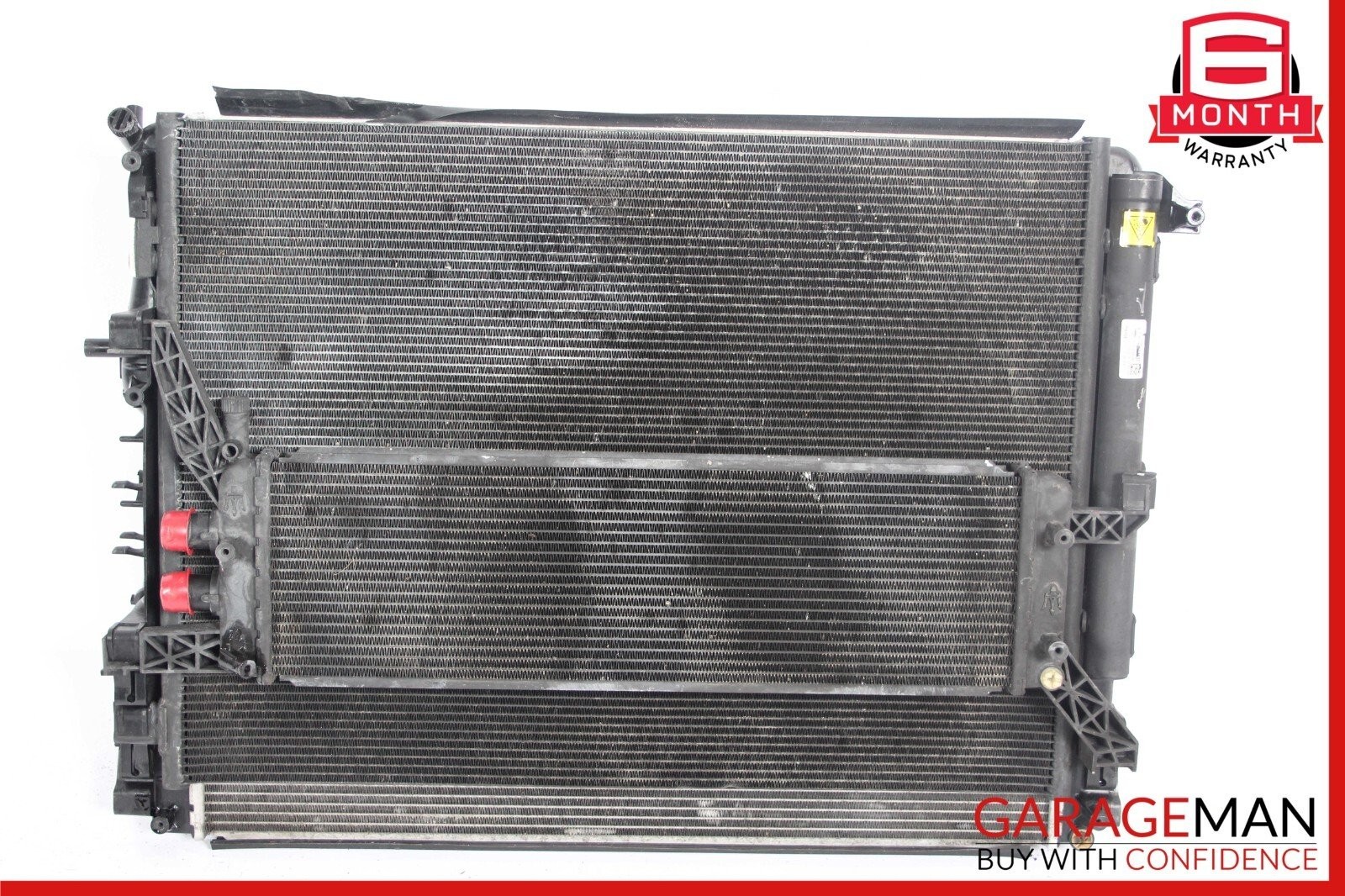 17-20 Maserati Ghibli 3.0 Engine Motor Cooling Radiator A/C AC Condenser Assy