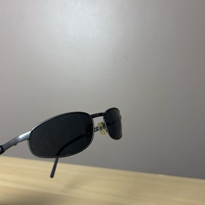 Vintage Killer Loop 80s-90s Sunglasses Black Metal Made in Italy